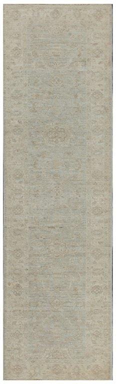 Ferehan Collection Hand-Knotted Lamb's Wool Runner- 2' 9" X 9' 8"