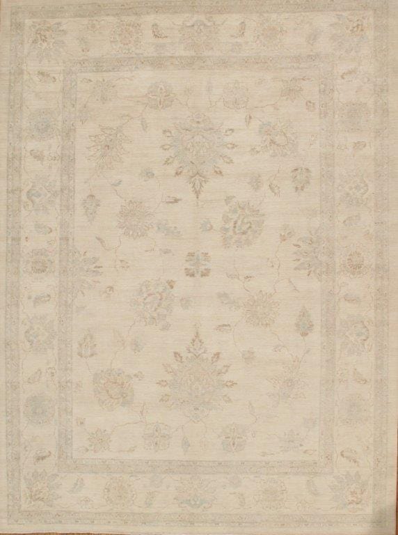 Sultanabad Collection Hand-Knotted Lamb's Wool Area Rug- 8' 8" X 11' 9"