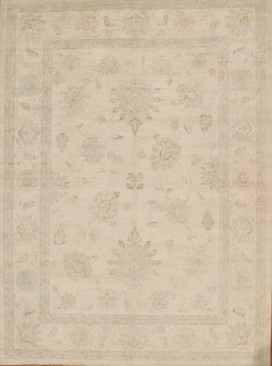 Sultanabad Collection Hand-Knotted Lamb's Wool Area Rug- 8' 8" X 11' 9"