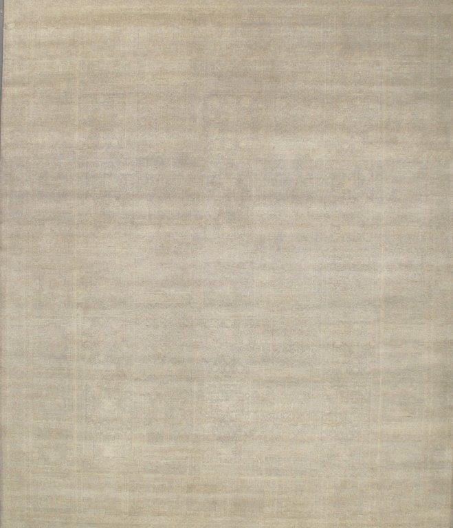 Transitiona Collection Hand-Knotted Lamb's Wool Area Rug- 8' 1" X 10' 1"