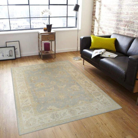 Oushak Collection Hand-Knotted Lamb's Wool Area Rug- 9' 0" X 13' 2"