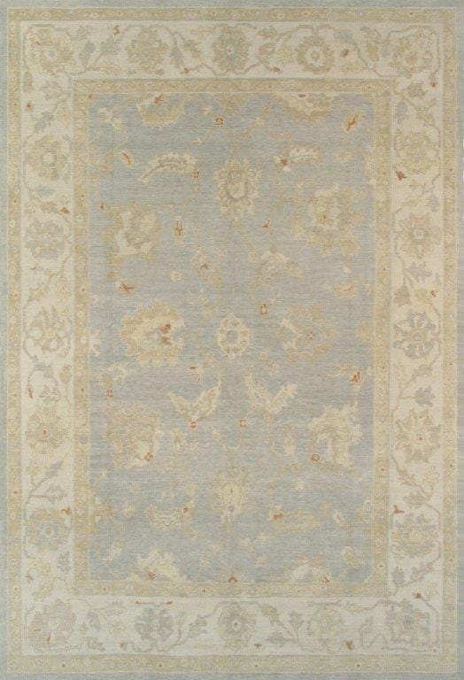 Oushak Collection Hand-Knotted Lamb's Wool Area Rug- 9' 0" X 13' 2"