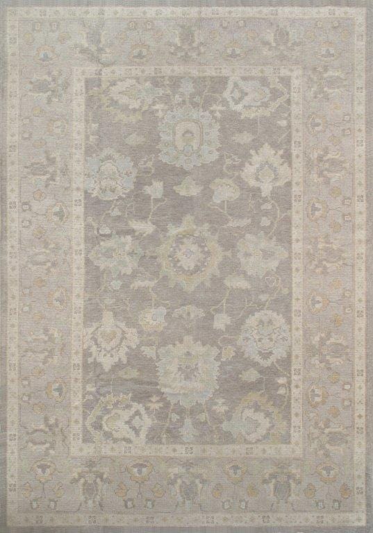 Oushak Collection Hand-Knotted Lamb's Wool Area Rug- 6' 9" X 9' 7"