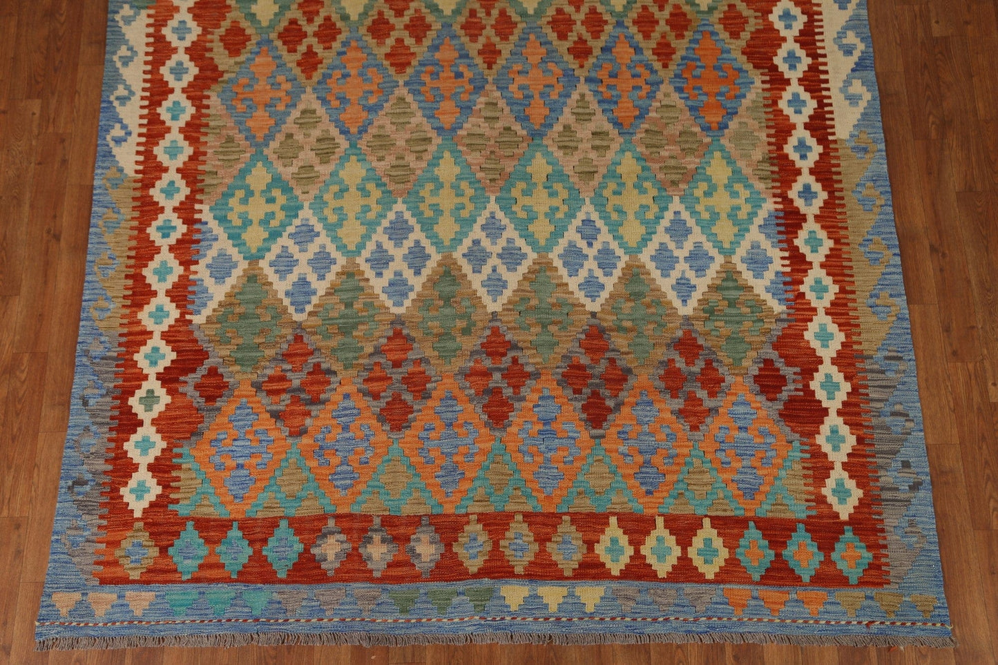 Geometric Kilim Oriental Area Rug 7x10