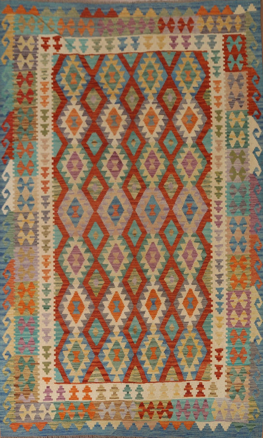 Geometric Kilim Oriental Area Rug 7x10