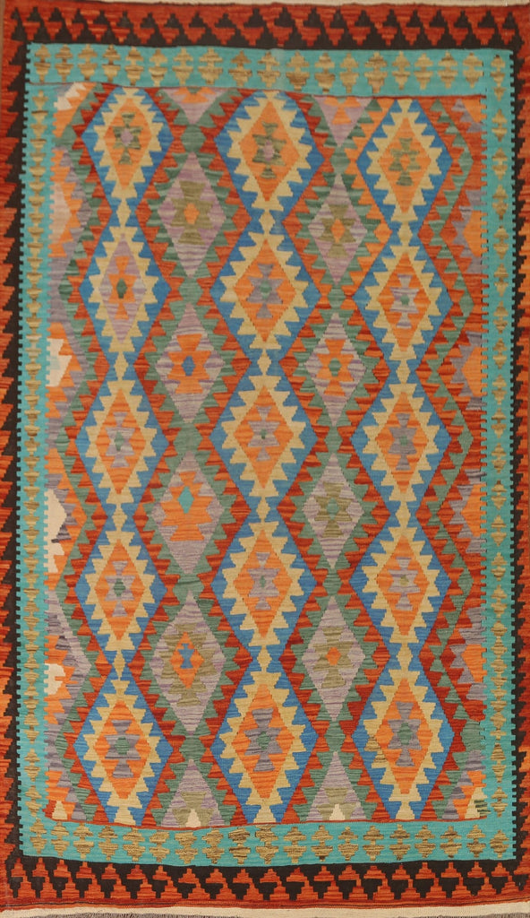 Geometric Kilim Oriental Area Rug 7x10