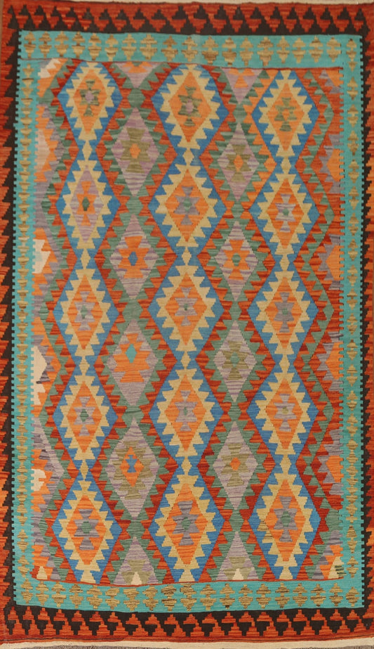 Geometric Kilim Oriental Area Rug 7x10