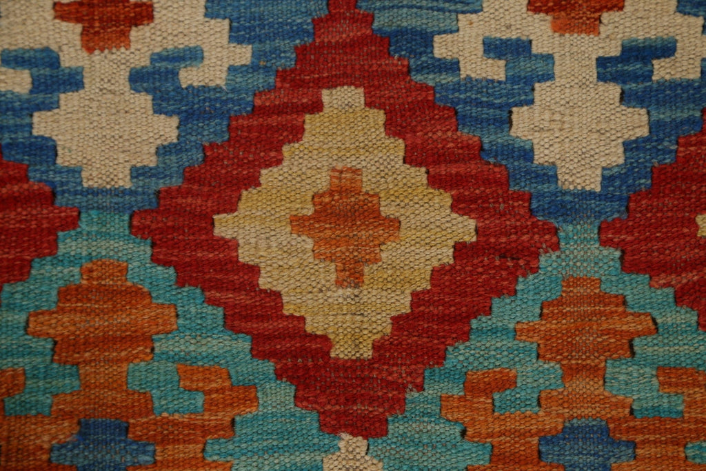 All-Over Kilim Geometric Area Rug 7x10