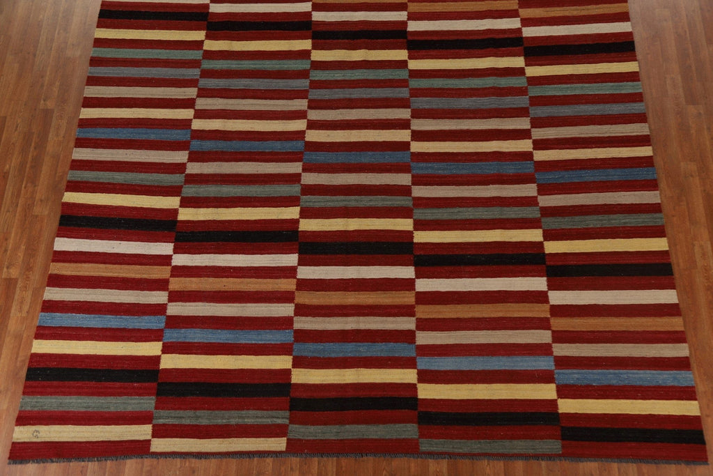 Striped Kilim Oriental Large Rug 10x14