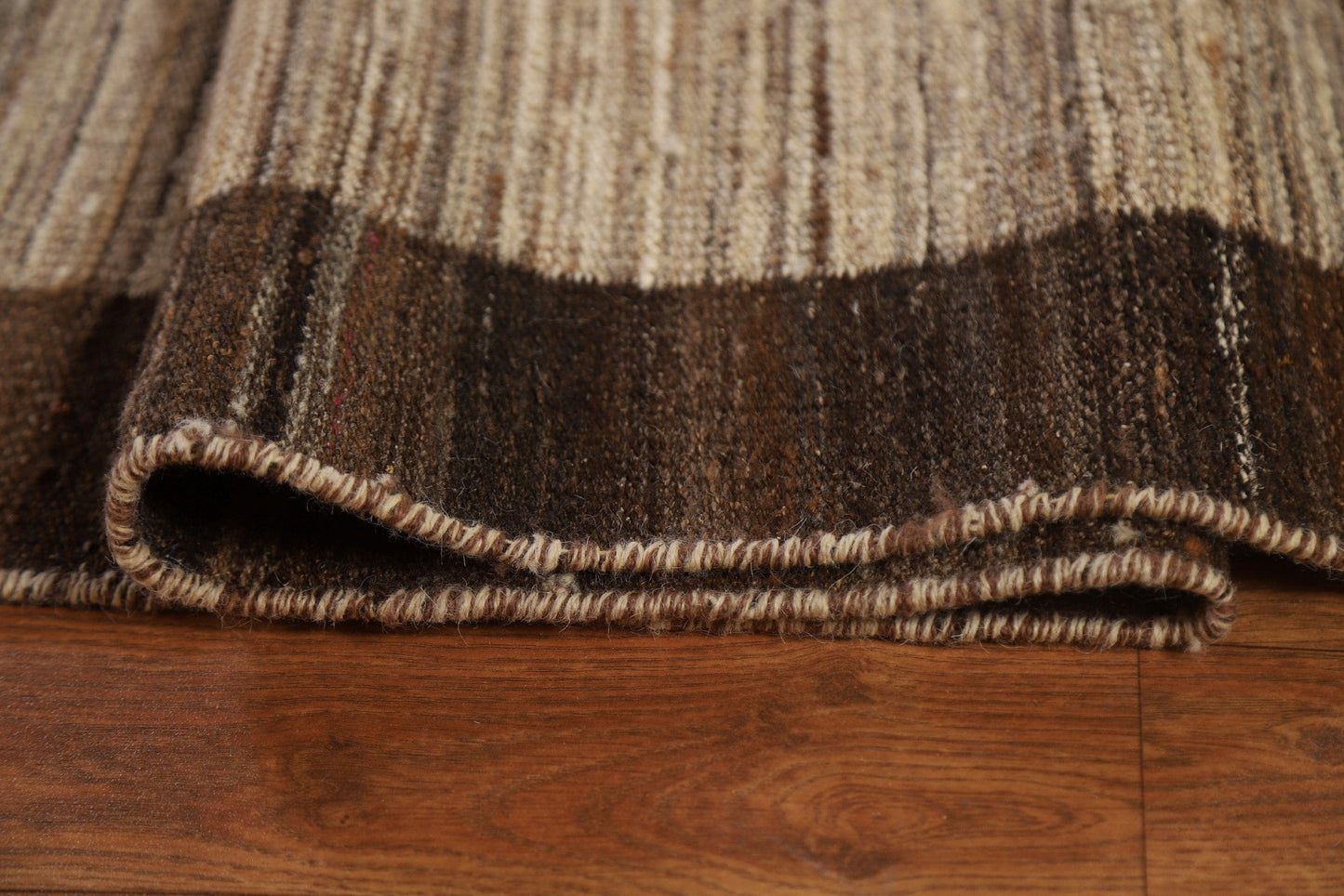 Earth Tone Kilim Natural Dye Large Rug 12x15