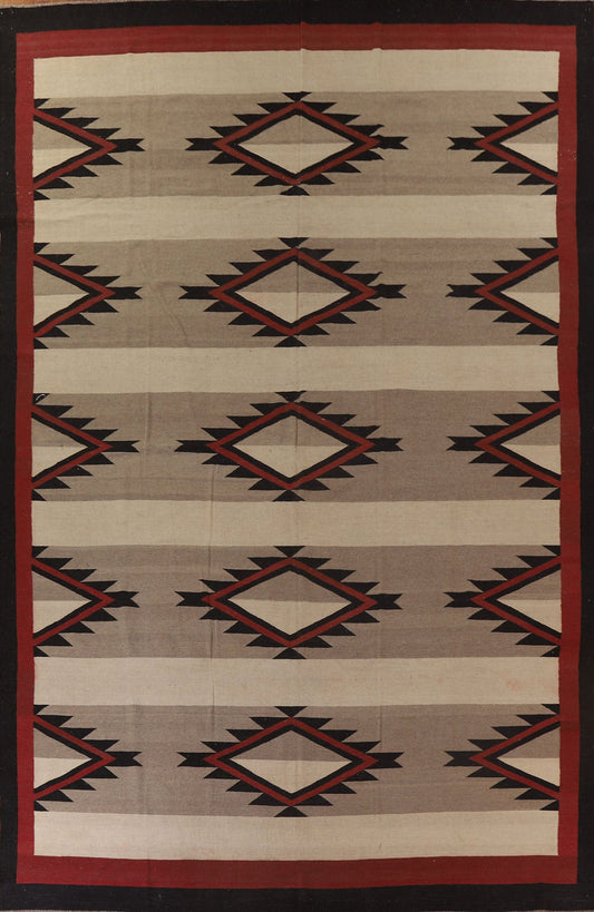 Geometric Kilim Oriental Large Area Rug 12x16