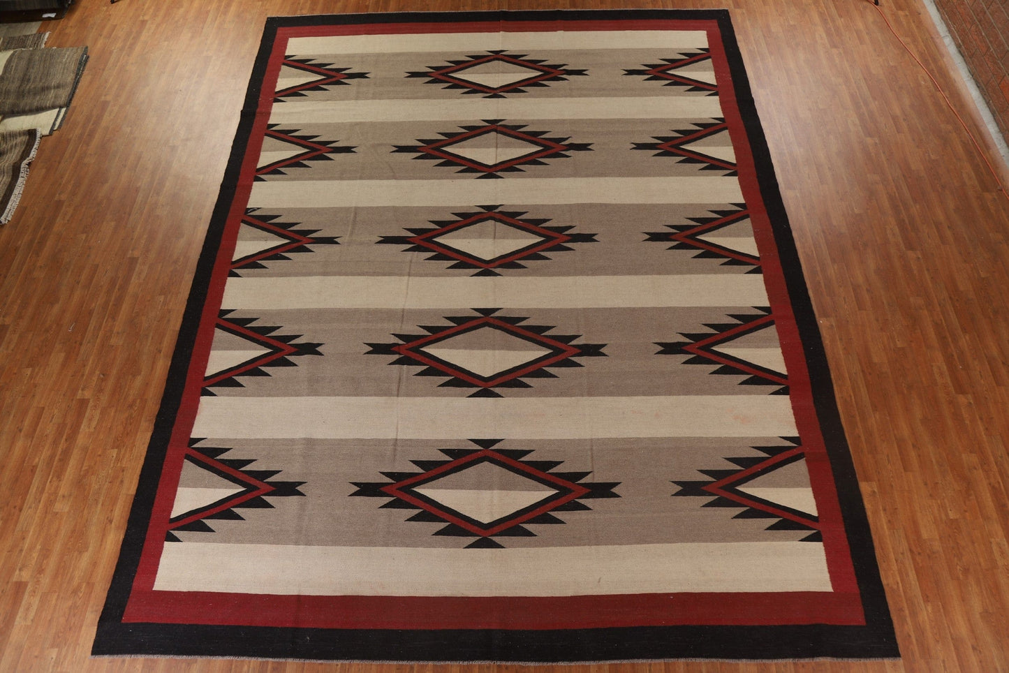 Geometric Kilim Oriental Large Area Rug 12x16