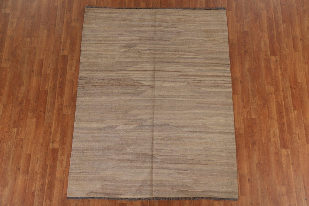 Striped Kilim Contemporary Area Rug 5x7