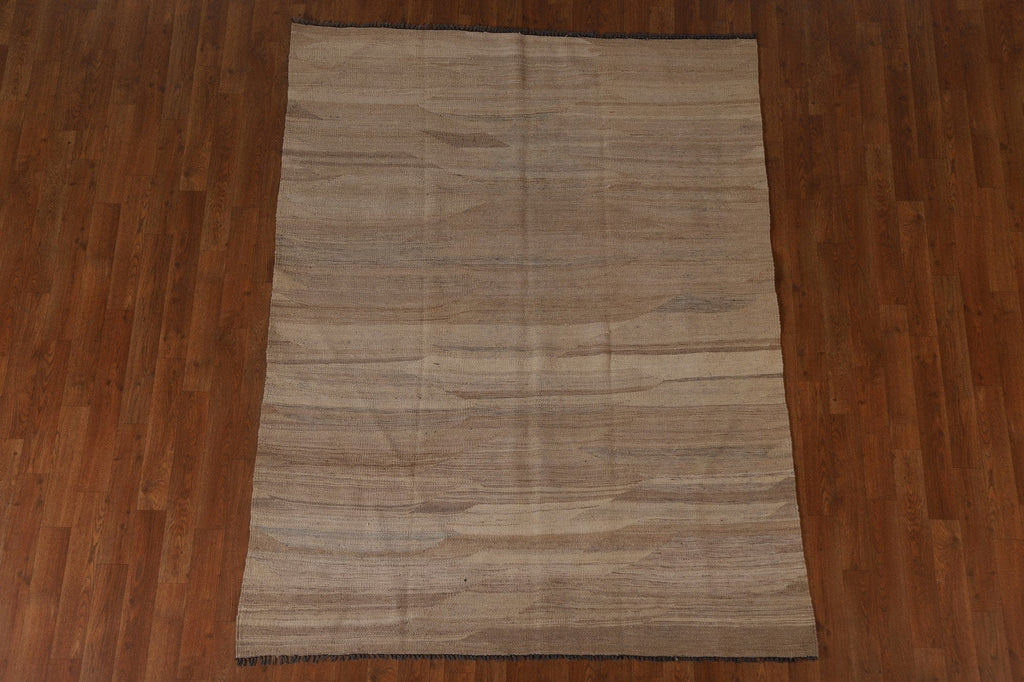 Natural Dye Kilim Oriental Area Rug 5x7