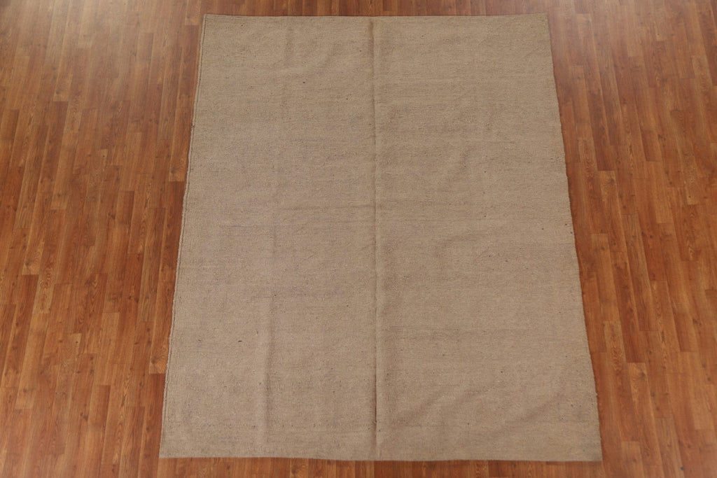 Earth Tone Kilim Modern Area Rug 6x8