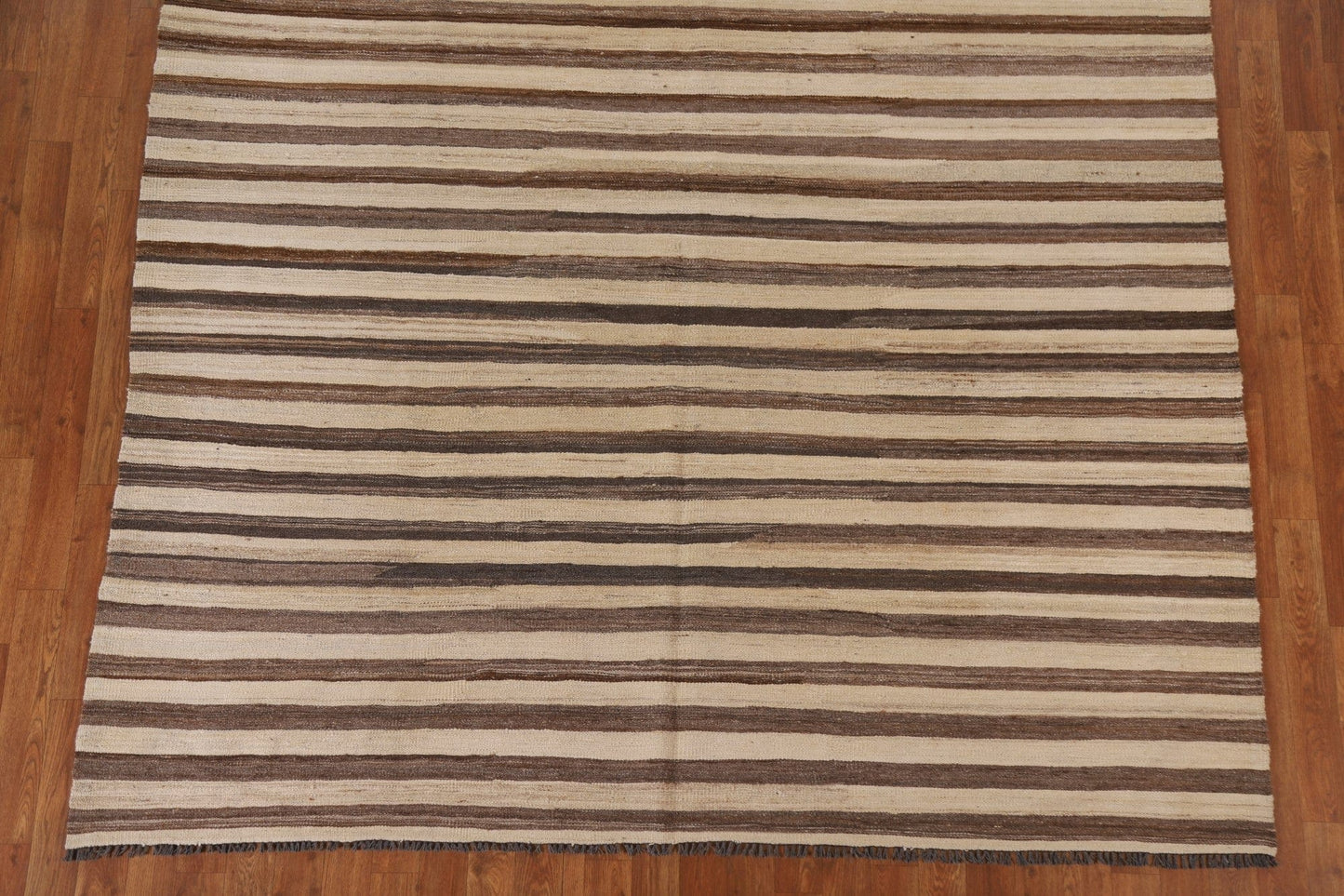 Striped Kilim Modern Area Rug 7x10