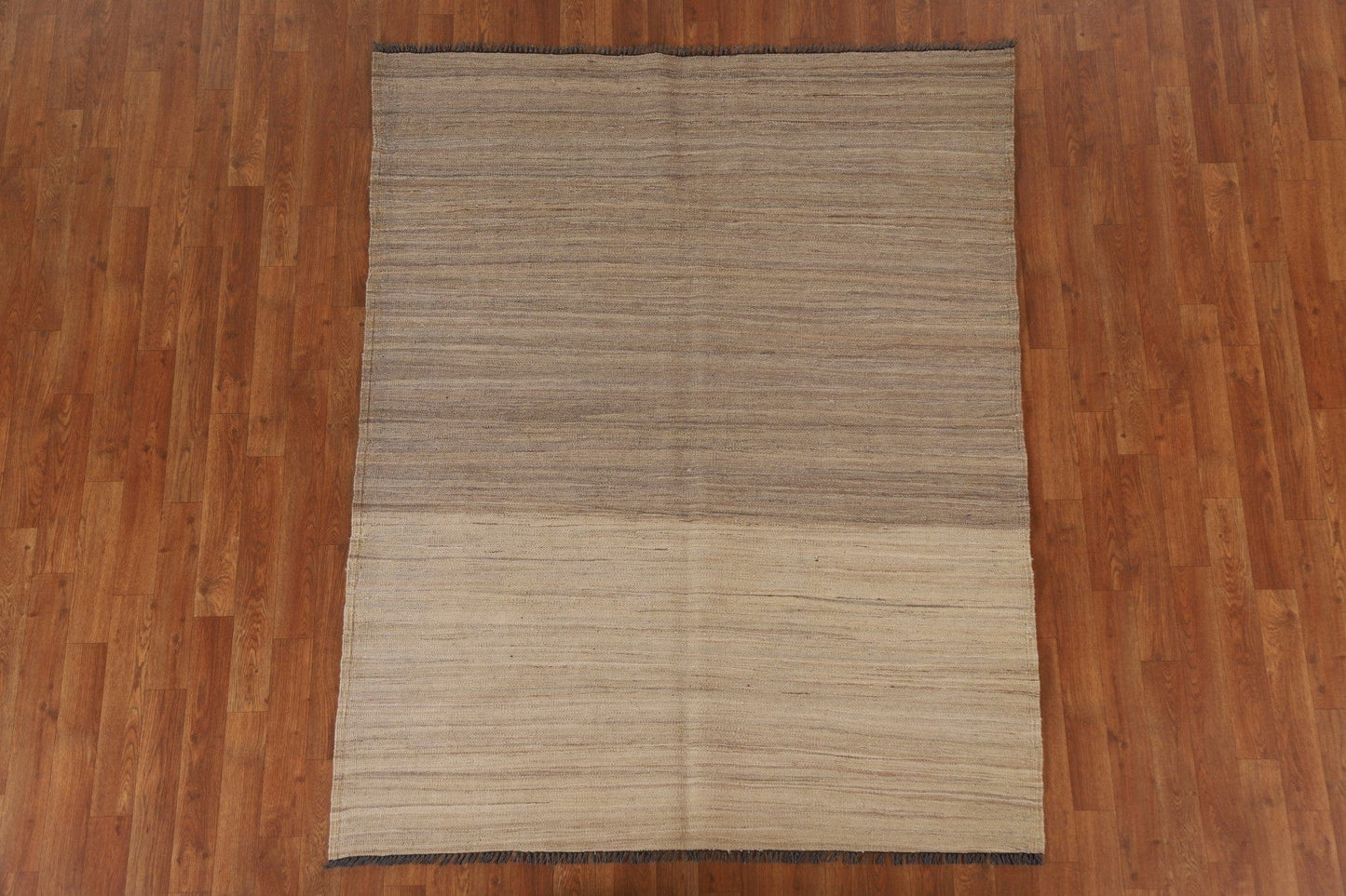 Modern Kilim Earth Tone Area Rug 5x6