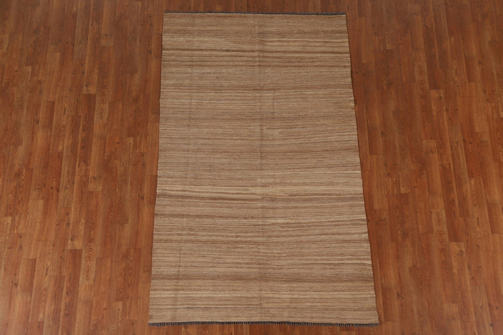 Earth Tone Kilim Oriental Area Rug 4x7