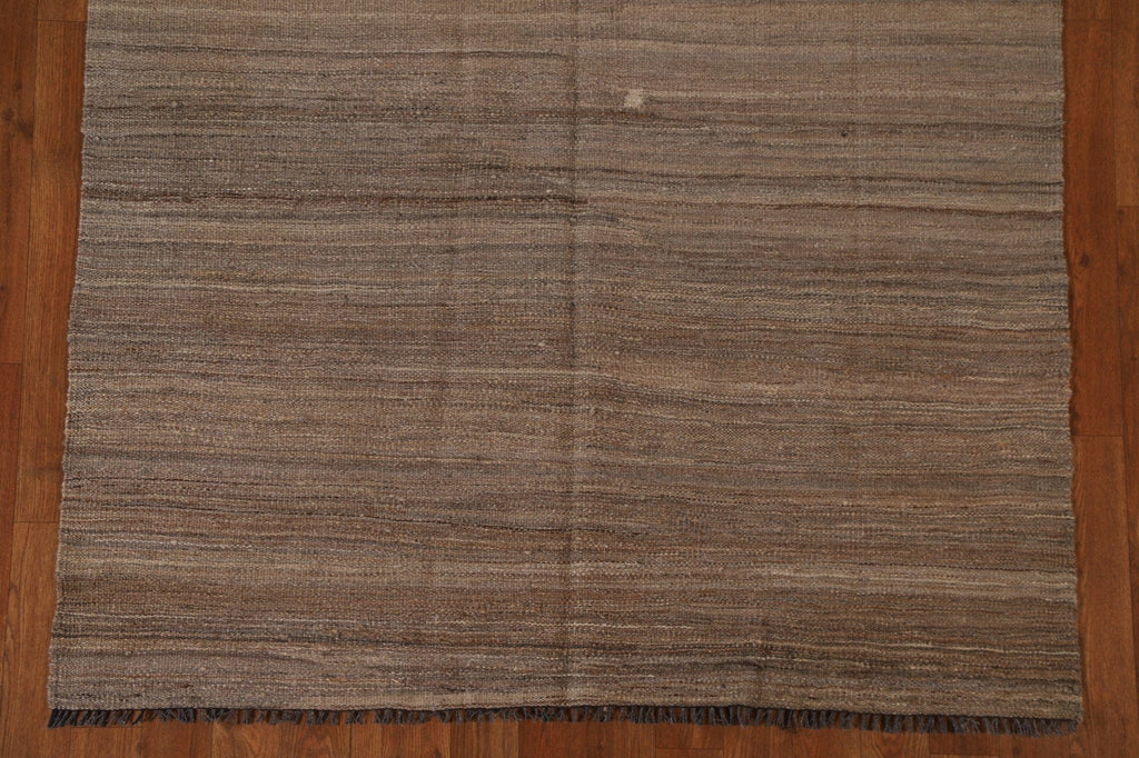 Earth Tone Kilim Oriental Area Rug 4x6