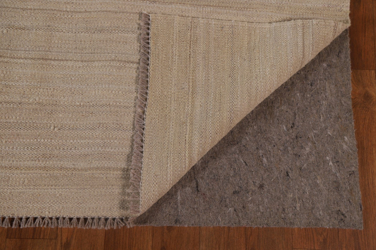 Earth Tone Kilim Wool Area Rug 8x11