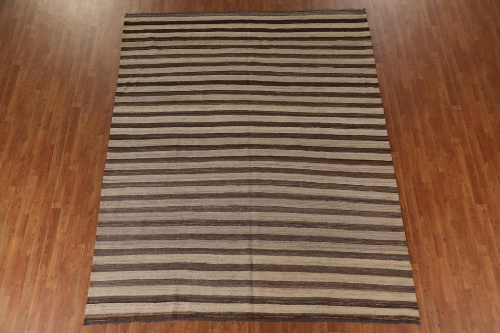 Striped Kilim Modern Area Rug 8x10