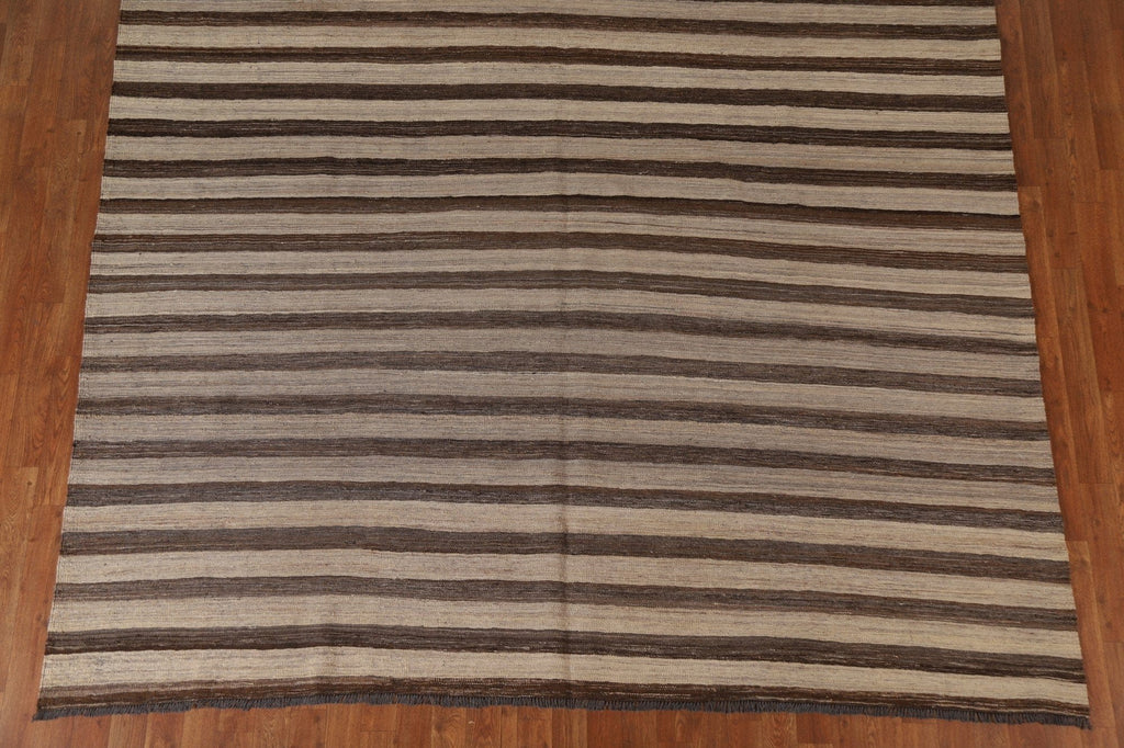 Striped Kilim Modern Area Rug 8x10