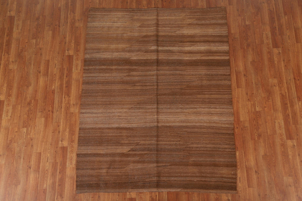 Earth Tone Kilim Oriental Area Rug 5x7