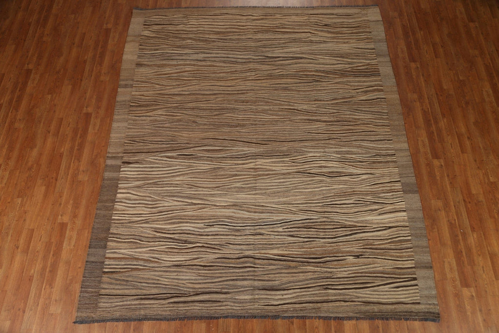 Earth Tone Kilim Oriental Area Rug 8x10