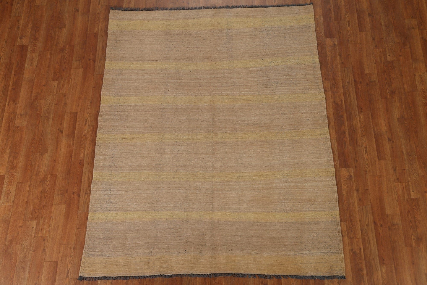 Earth Tone Kilim Modern Area Rug 5x6