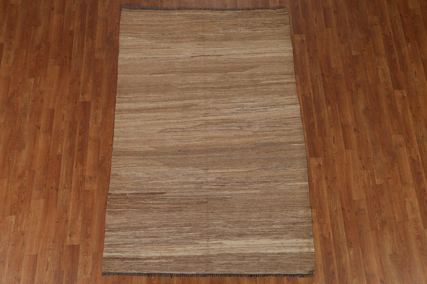 Natural Dye Kilim Modern Area Rug 4x6