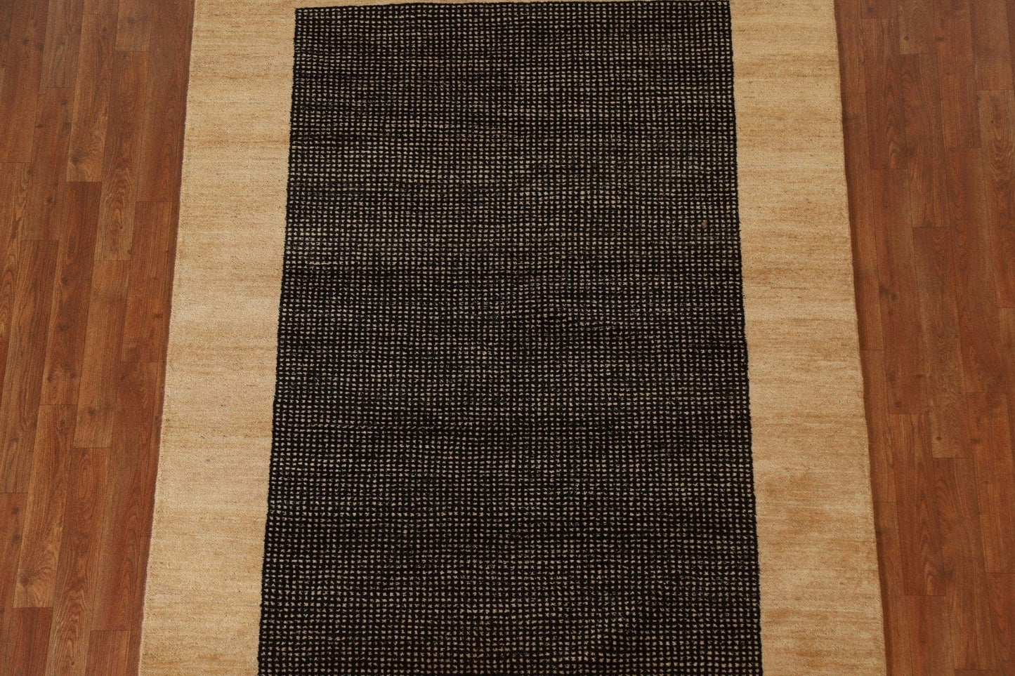 Black Gabbeh Kashkoli Oriental Area Rug 5x7