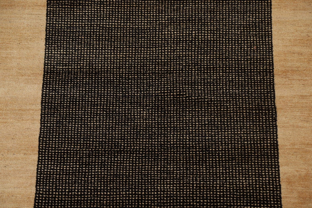 Black Gabbeh Kashkoli Oriental Area Rug 5x7