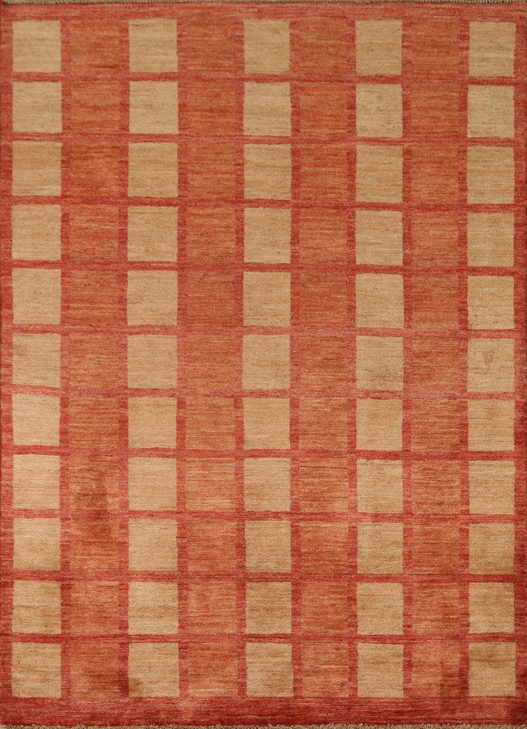 Geometric Gabbeh Kashkoli Modern Area Rug 5x6