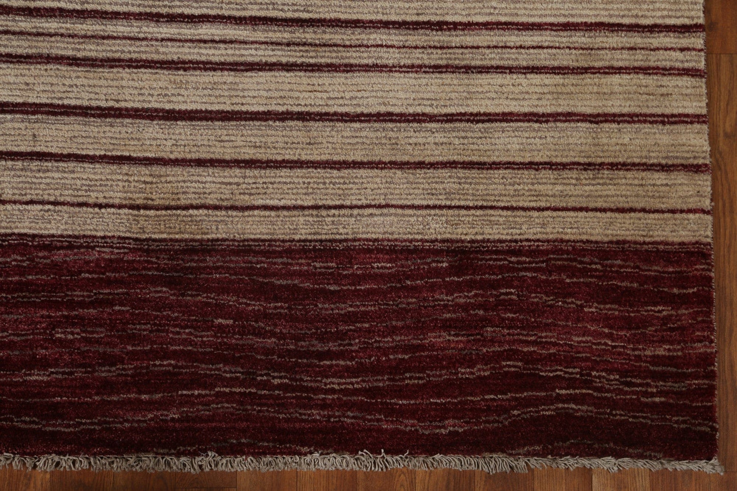 Striped Gabbeh Kashkoli Wool Area Rug 6x9