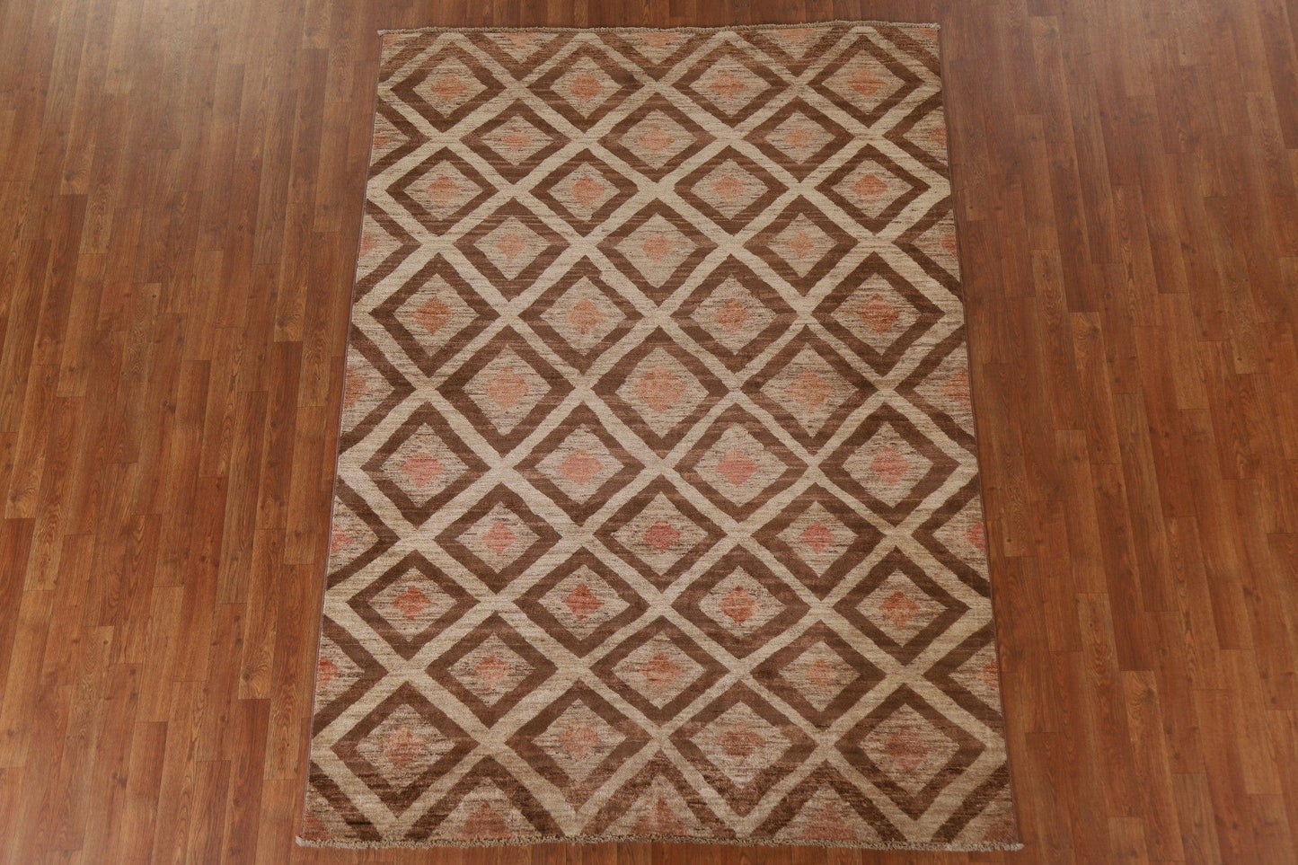 Geometric Gabbeh Kashkoli Modern Area Rug 6x8