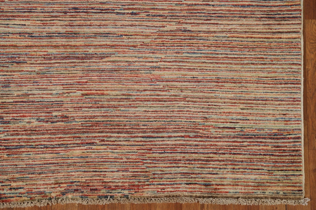 Striped Gabbeh Kashkoli Modern Area Rug 5x7