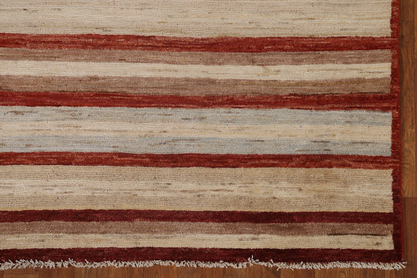 Striped Gabbeh Kashkoli Oriental Area Rug 4x6