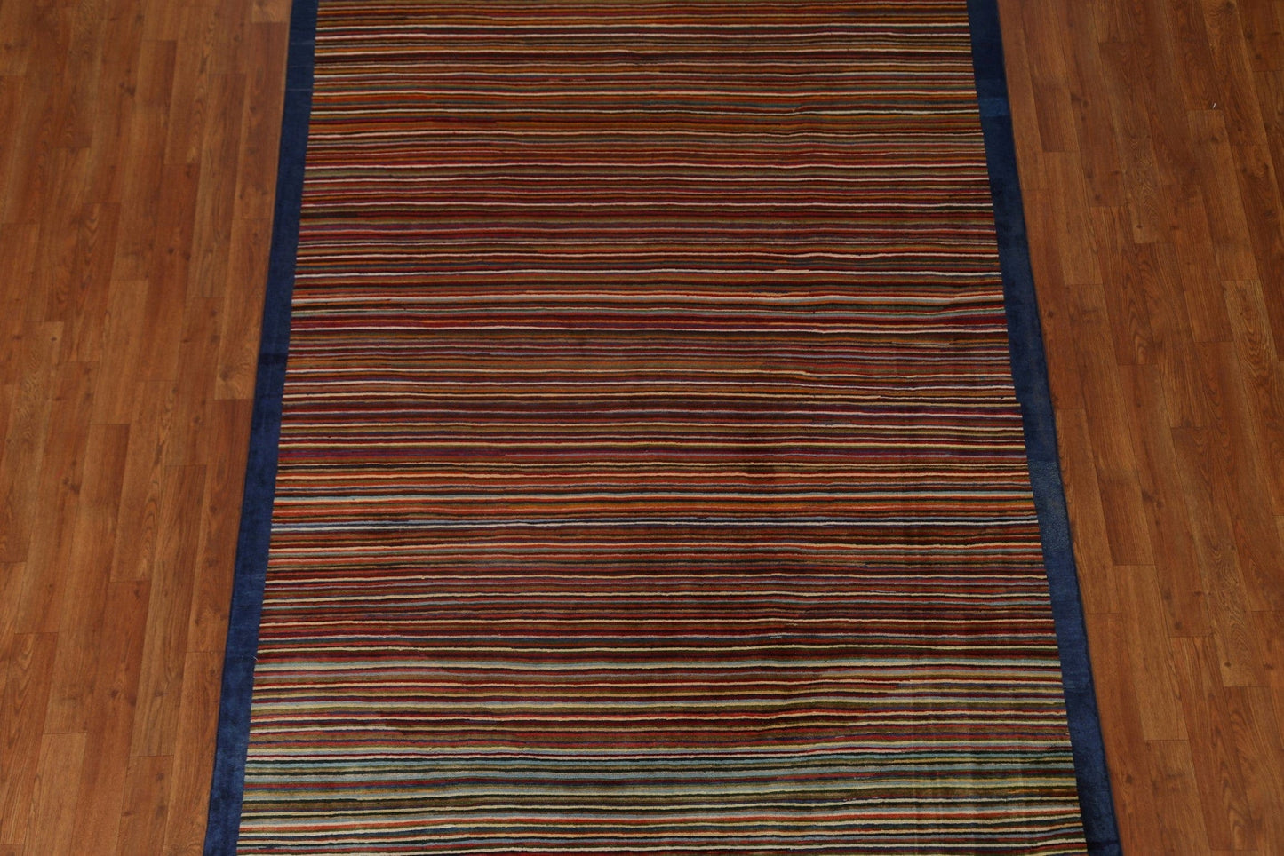 Striped Gabbeh Kashkoli Oriental Area Rug 6x8