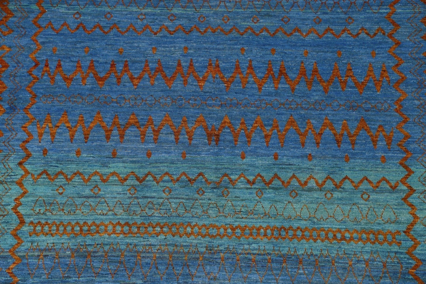 Blue Gabbeh Kashkoli Oriental Area Rug 5x8