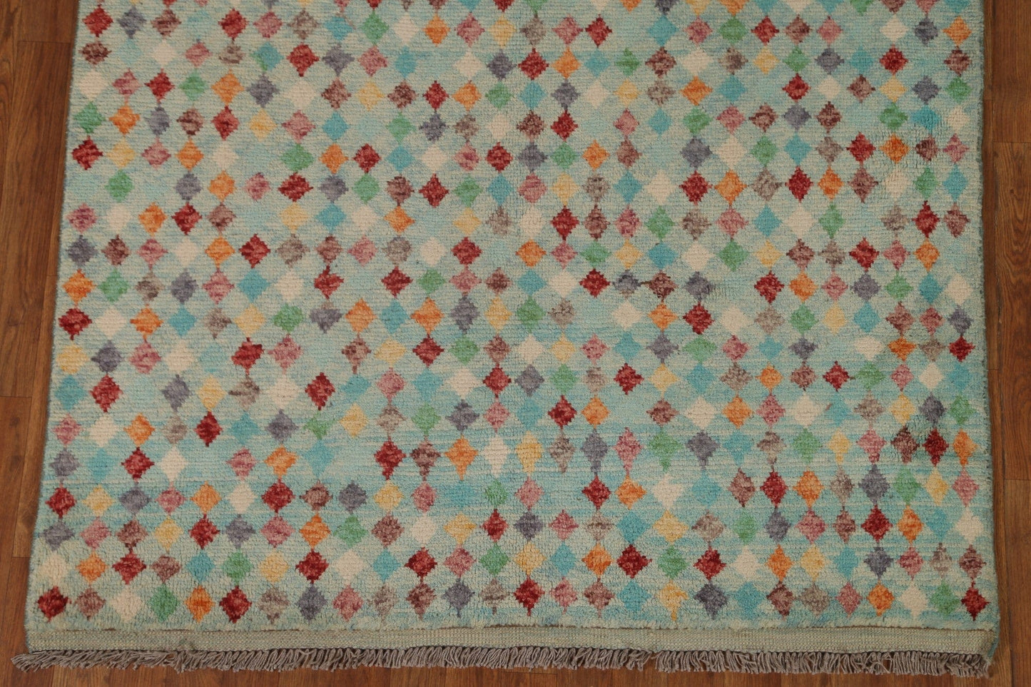 All-Over Gabbeh Kashkoli Modern Area Rug 5x7