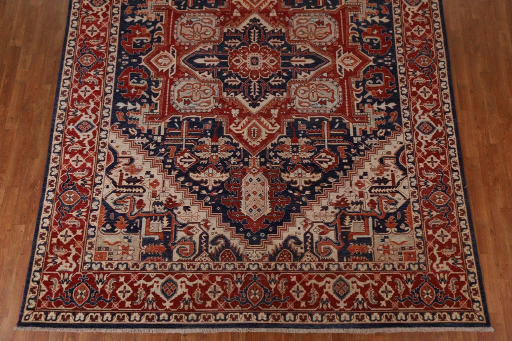 Vegetable Dye Heriz Serapi Oriental Area Rug 9x12