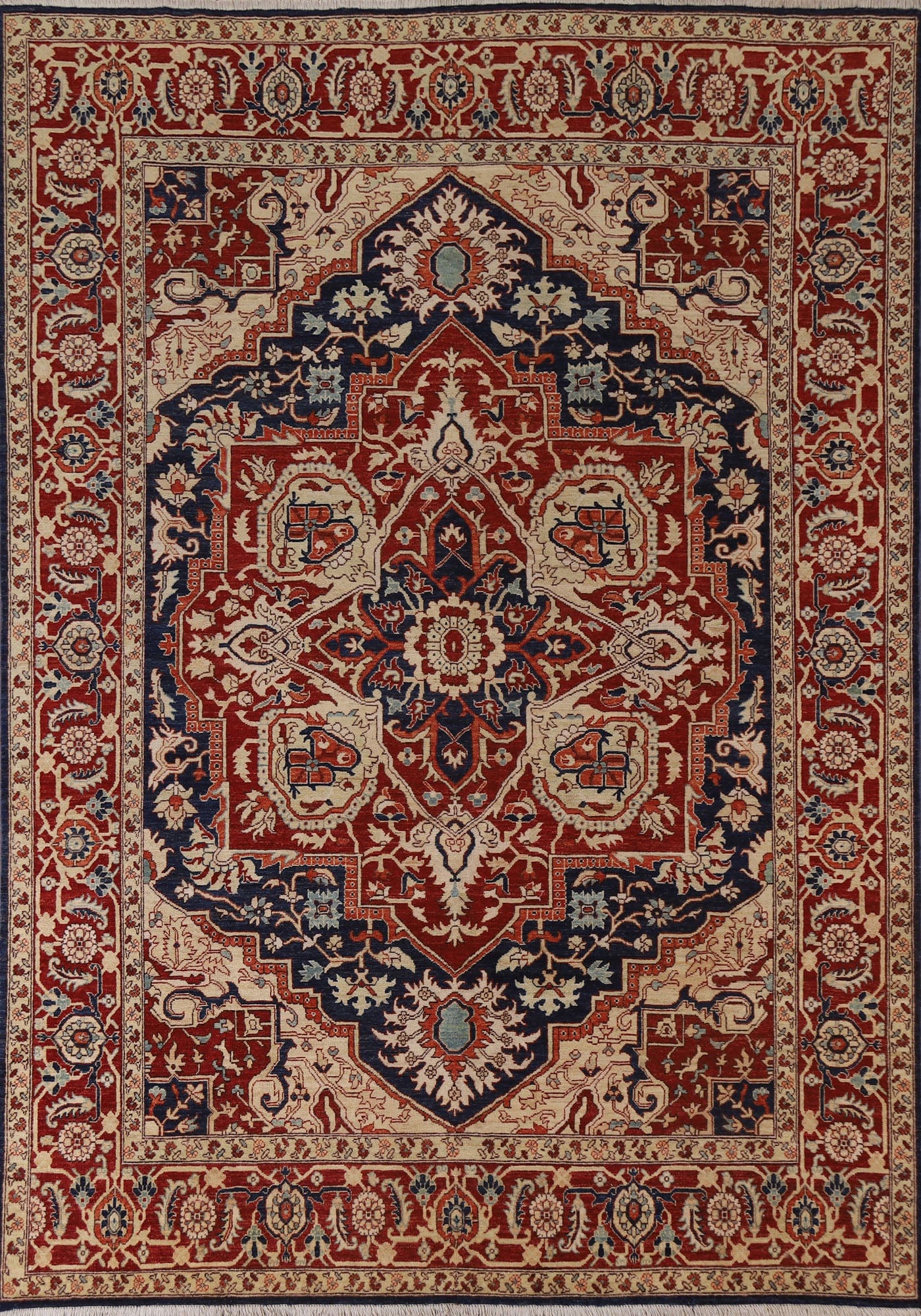 Vegetable Dye Heriz Serapi Oriental Area Rug 8x10