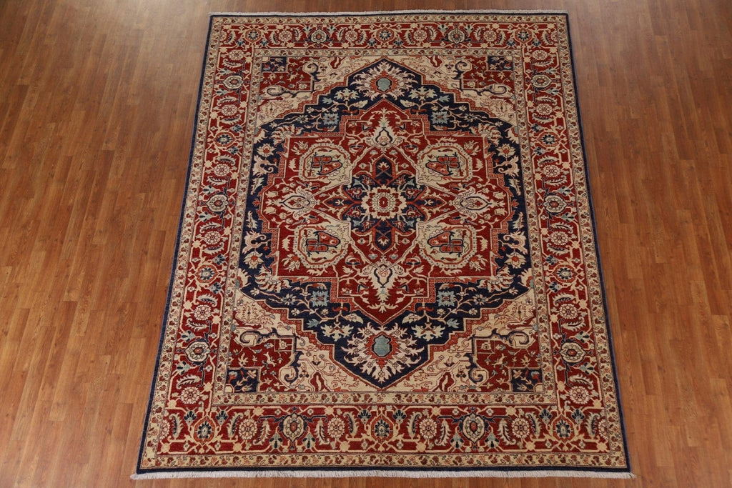 Vegetable Dye Heriz Serapi Oriental Area Rug 8x10