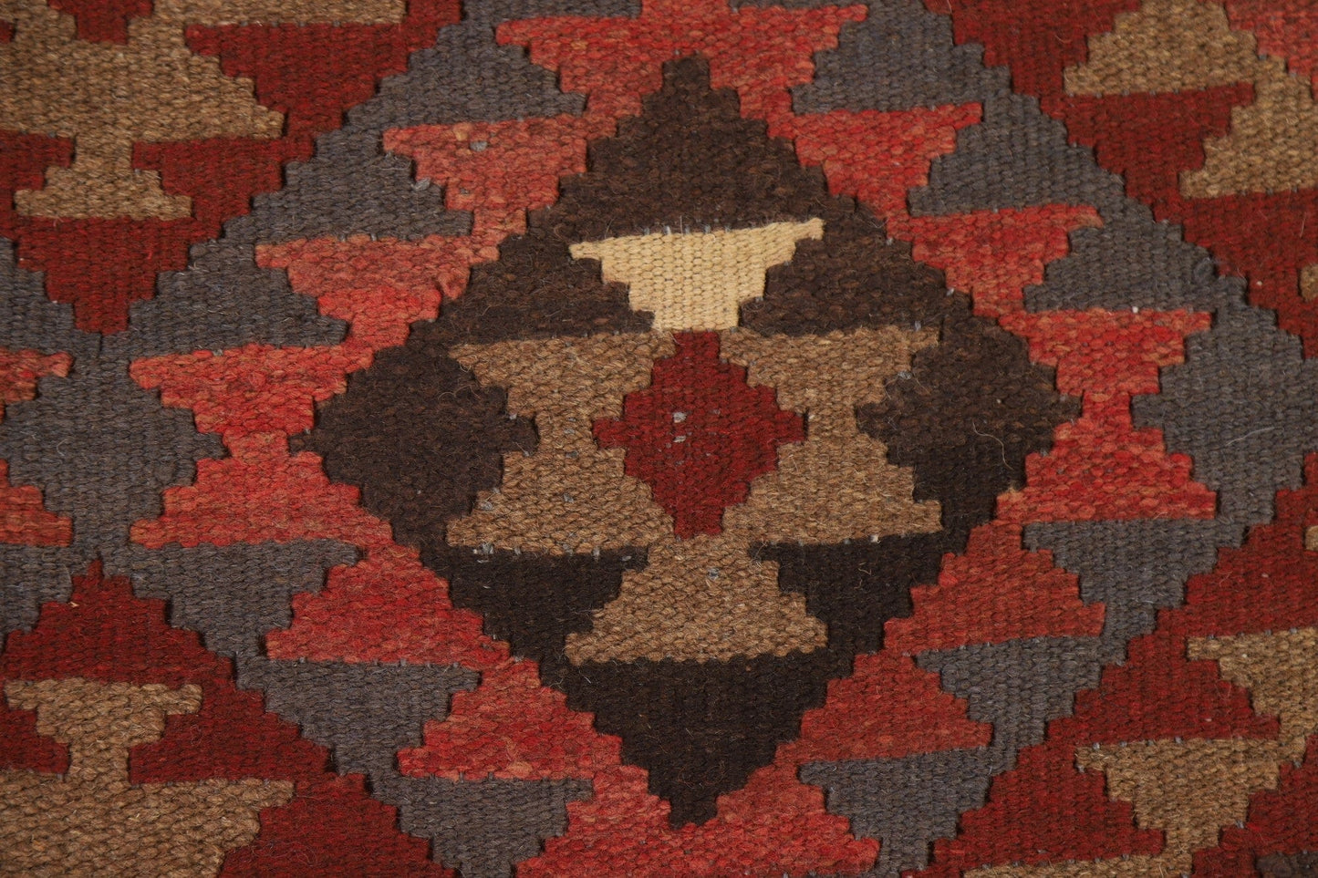 Hand-Woven Wool Kilim Oriental Area Rug 5x8