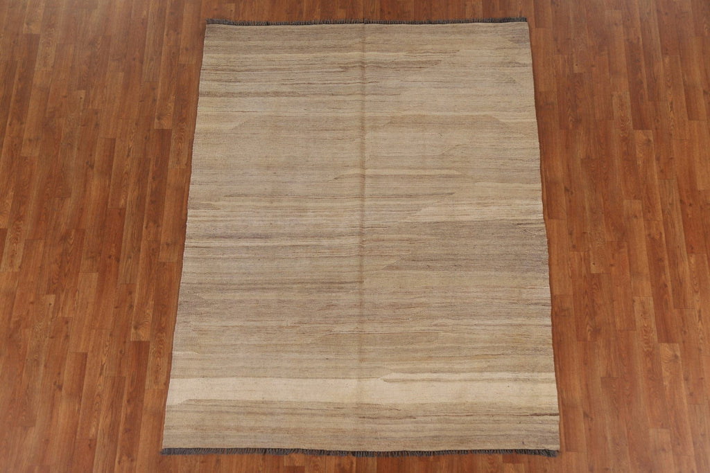 Earth Tone Kilim Oriental Area Rug 5x7