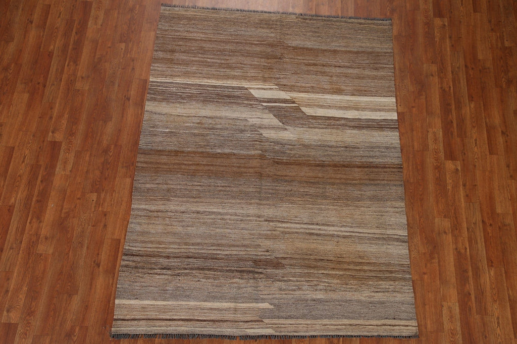 Natural Dye Kilim Oriental Area Rug 5x7