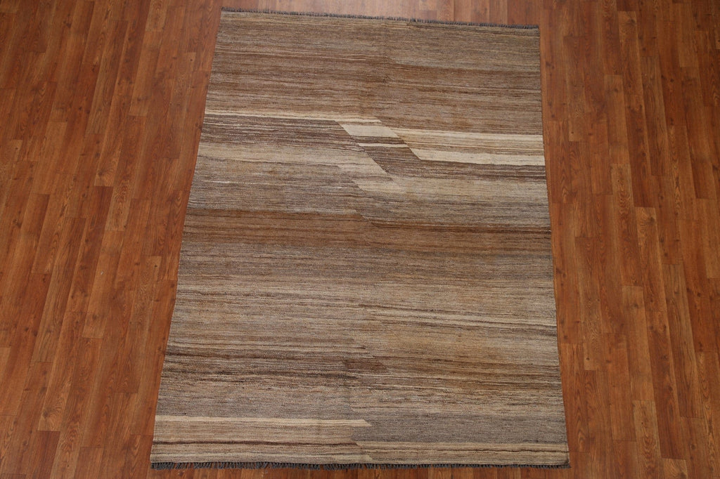 Natural Dye Kilim Oriental Area Rug 5x7