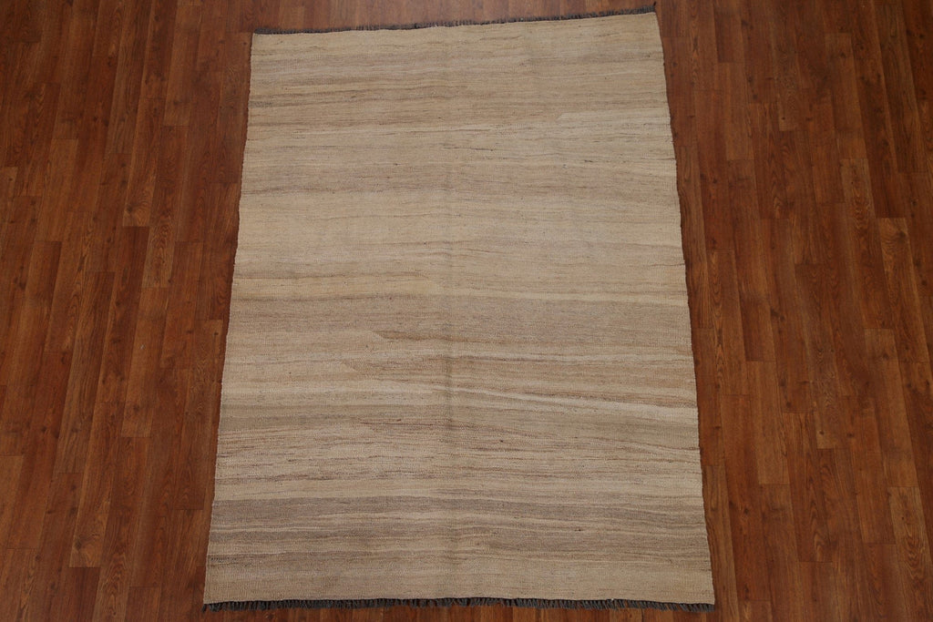 Earth Tone Kilim Oriental Area Rug 4x6