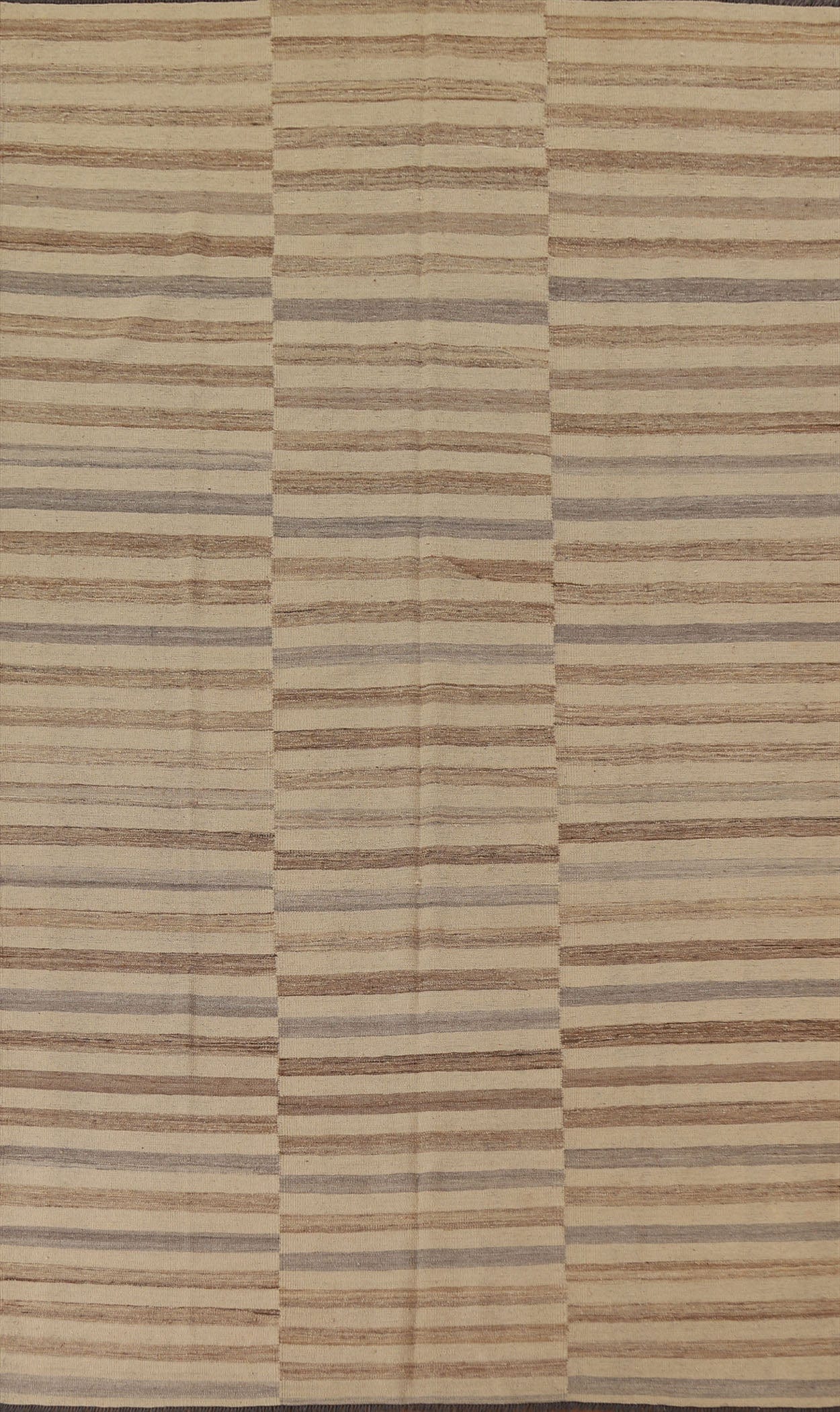 Striped Kilim Modern Area Rug 7x10