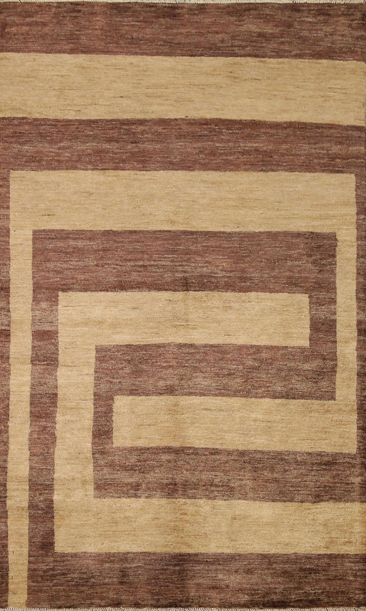 Modern Gabbeh Vegetable Dye Area Rug 4x6